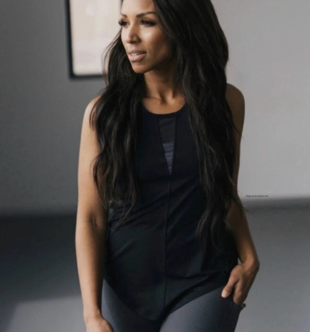 ZYIA NWT Black Effortless Tank - Long in Black // XL